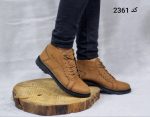 خرید اینترنتی کفش نیم بوت مردانه پسرانه ی مدل ساده بندی زیره دور دوخت اصفهان