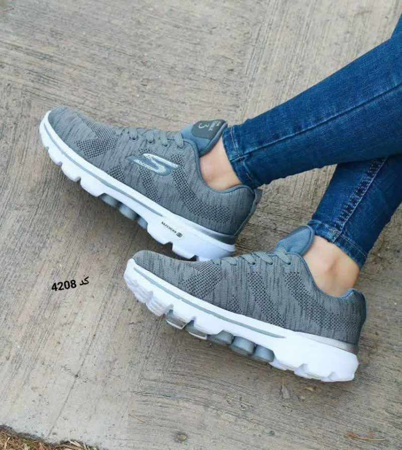 خرید اینترنتی کفش کتونی اسپرت دخترانه وزنانه مدل اسکیچرز زیره ماساژوری عالی برای پیاده روی اصفهان