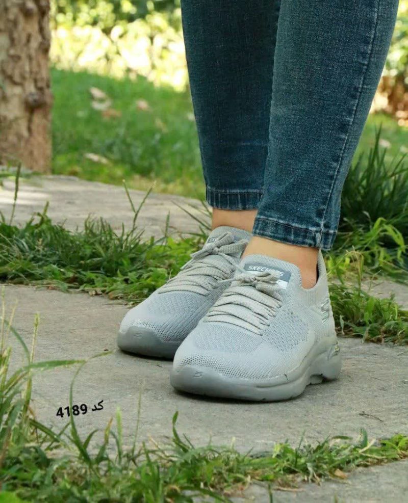 خرید اینترنتی کفش کتونی اسپرت زنانه ودخترانه مدل بافت اسکیچرز اصفهان