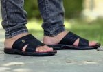 خرید اینترنتی دمپایی صندل صد در صد طبی مردانه باکیفیت بالا رنگ مشکی زیبا اصفهان