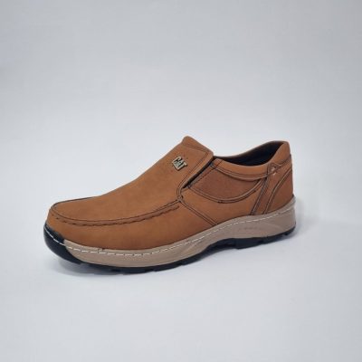 خرید اینترنتی کفش طبی مجلسی اداری مردانه رنگ قهوه ای روشن عالی و خاص تک اصفهان