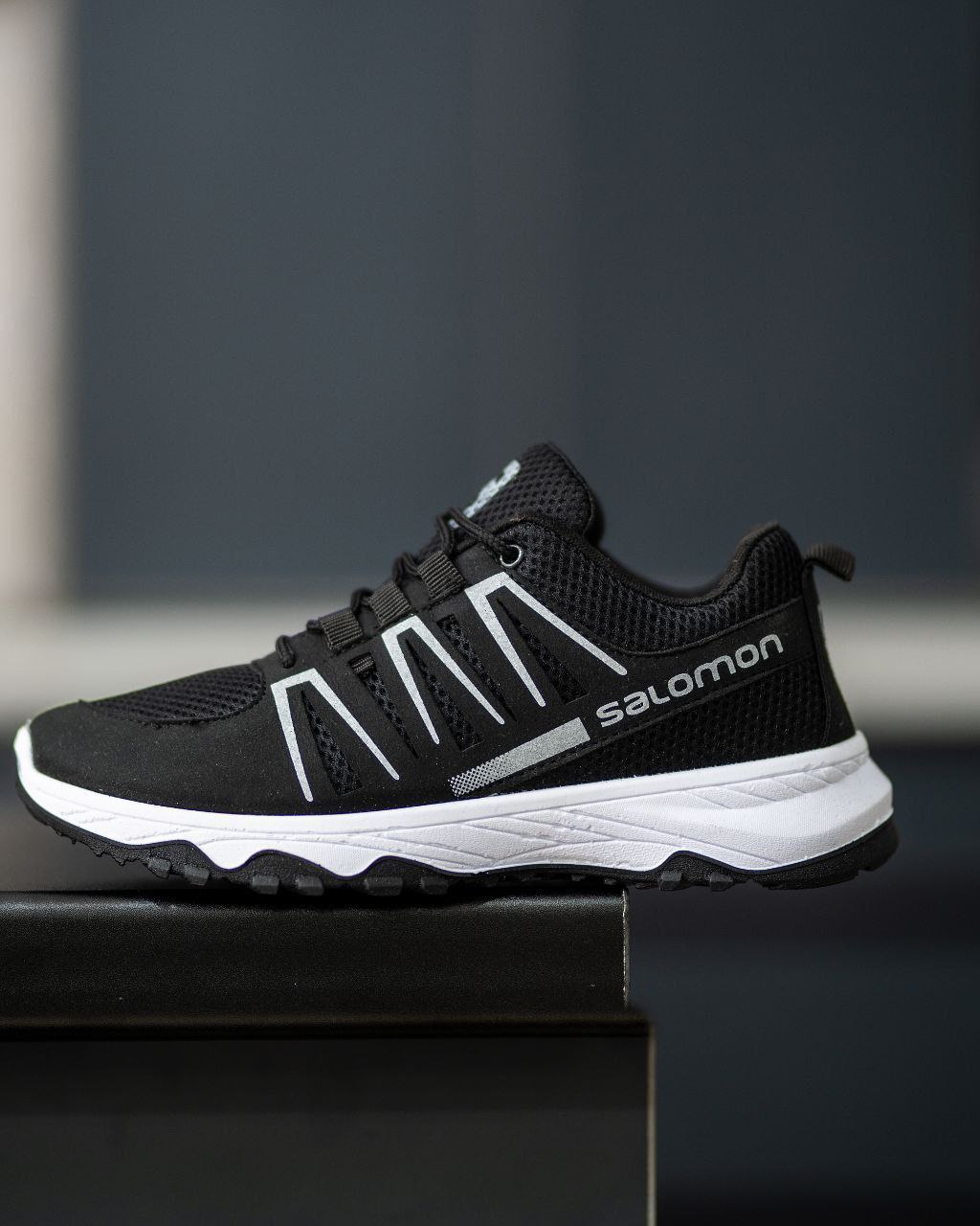 خرید اینترنتی کفش کتونی اسپرت زنانه دخترانه مدل سالامون سبک و جذاب رنگ مشکی زیره سفید ساده اصفهان خرید اینترنتی کفش کتونی اسپرت زنانه دخترانه مدل سالامون سبک و جذاب رنگ مشکی زیره سفید ساده اصفهان