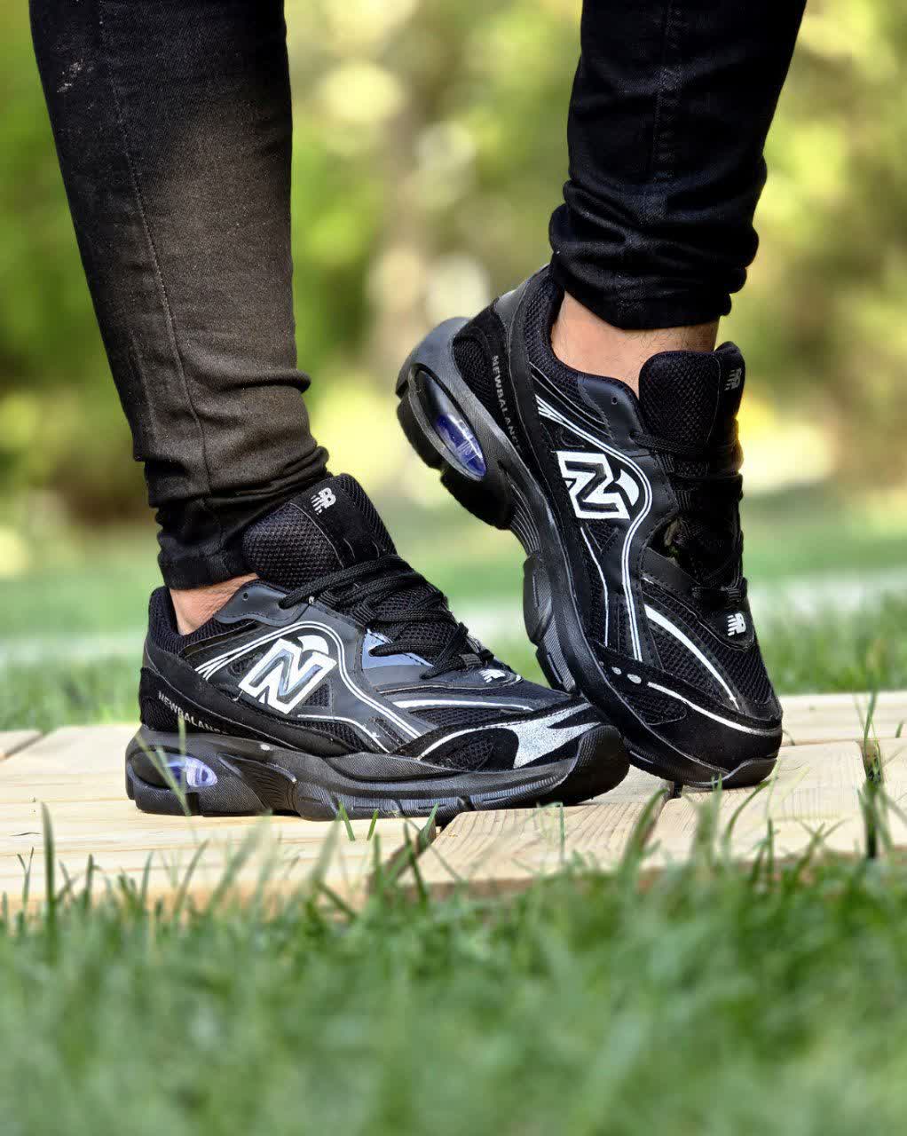 خرید اینترنتی کفش کتونی اسپرت مردانه و پسرانه مدل نیوبالانس طرح کپسولی رنگ مشکی تمام سبک اصفهان خرید اینترنتی کفش کتونی اسپرت مردانه و پسرانه مدل نیوبالانس طرح کپسولی رنگ مشکی تمام سبک اصفهان