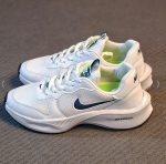 خرید اینترنتی کفش کتونی اسپرت مردانه پسرانه مدل نایک با کیفیت عالی رنگ سفید نایک آبی زیبا اصفهان