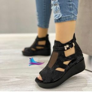 خرید اینترنتی کفش تابستانه زنانه دخترانه مدل بغل توری زیبا وخنک مخصوص و شیک اصفهان